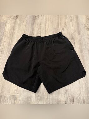 Mitre Black Athletic Training Shorts Size XL Soccer Running Gym